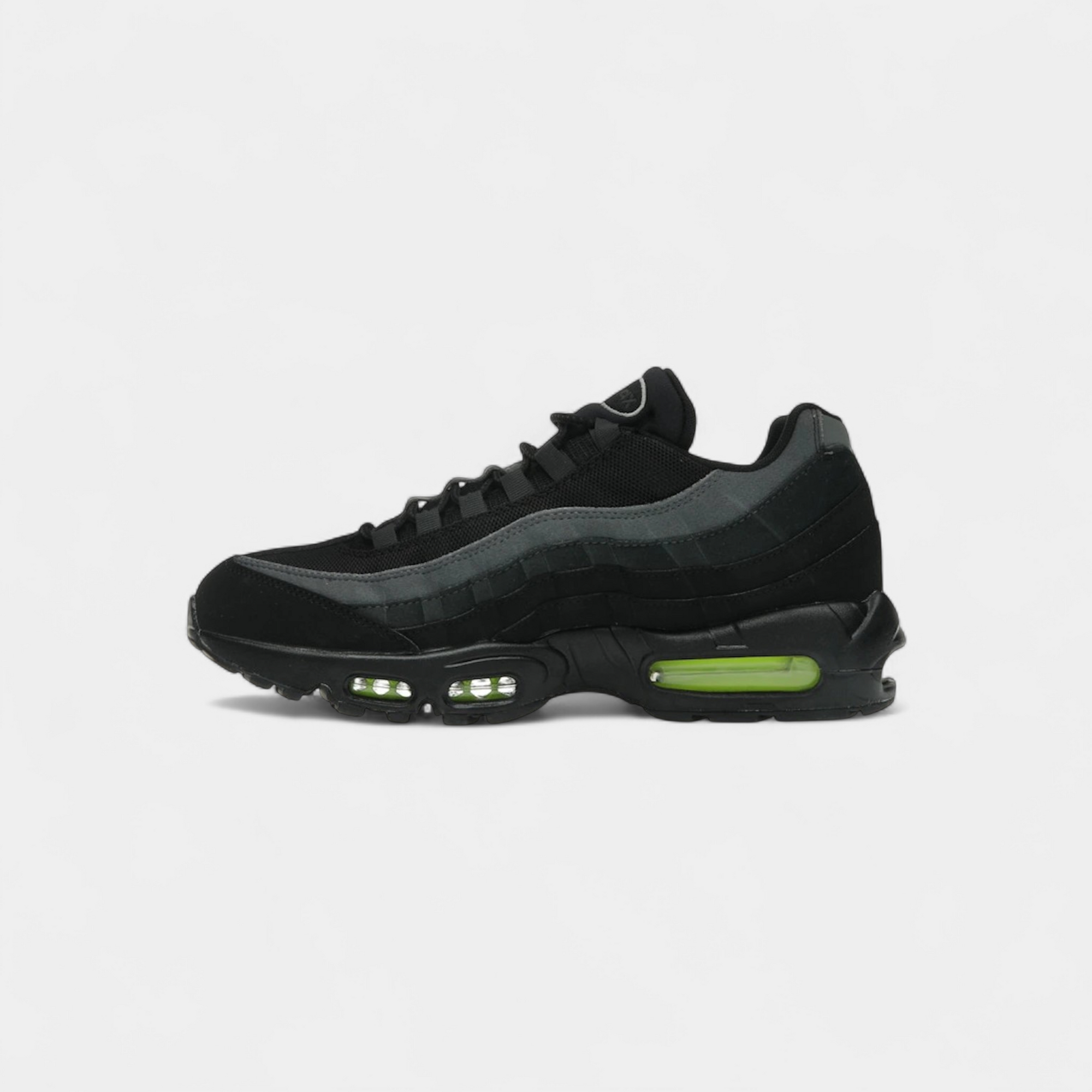 Nike Air Max 95 Retro Logo Black Grey Volt